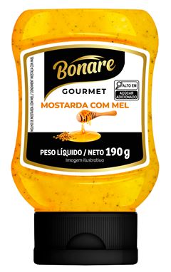 Mostarda Bonare Top Down Gourmet com Mel 190g