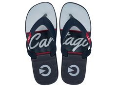 Chinelo Cartago Dakar Adulto 10738 Azul / Azul / Branco