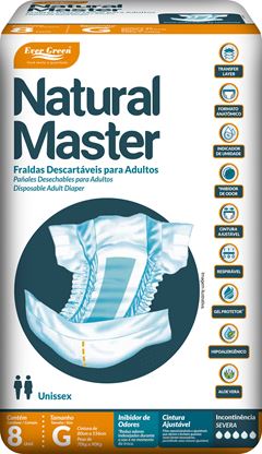 Fralda Adulto Natural Master (G) 8 Unidades
