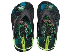 Chinelo Ipanema Polly e Max Stell Baby 26349 Preto / Cinza / Verde