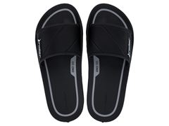 Chinelo Rider Street Slide Adulto 11578 Preto / Preto / Cinza