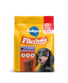 Filezitos Pedigree Churrasco 400g