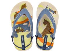 Sandália Ipanema Classica Baby 25431 Bege / Azul / Amarelo