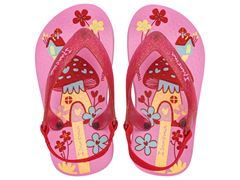 Sandália Ipanema Classica Baby 25431 Rosa / Glitter / Vermelho