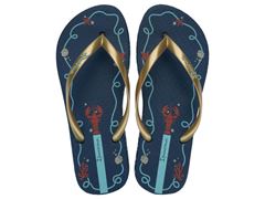 Chinelo Ipanema Navy Ad 27220 Azul / Ouro / Laranja