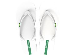 Chinelo Ipanema Brasil Infantil 27045 Branco / Branco / Verde