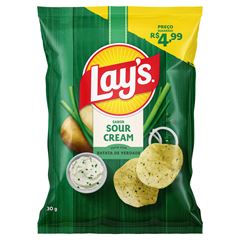 Batata Lays Sour Cream Com Preço 30g