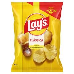 Batata Lays Classica Com Preço 30g