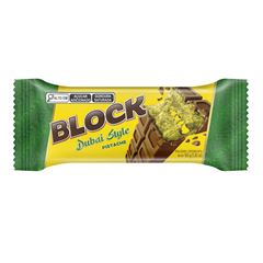 Tablete de Chocolate Block Recheado com Pistache 165g