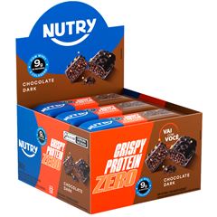 Barra De Proteína Nutry Crispy Zero Chocolate Dark 30g