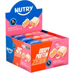 Barra De Proteína Nutry Crispy Zero Morango com Chantilly 30g