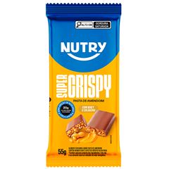Barra De Proteína Nutry Super Crispy Pasta de Amendoim 55g