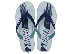 Chinelo Rider R1 Prime Dedo Ad 12438 Branco / Azul / Verde