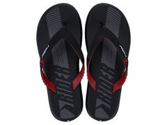 Chinelo Rider R1 Prime Dedo Ad 12438 Preto / Vermelho / Grafite