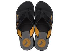 Chinelo Rider Start III Dedo Adulto 12499 Preto / Amarelo