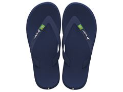 Chinelo Rider R1 Brasil Dedo Ad 12621 Azul / Azul Escuro / Branco