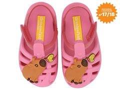 Sandalia Gkids Lumy Aranha Baby 23488 Rosa / Rosa Transparente
