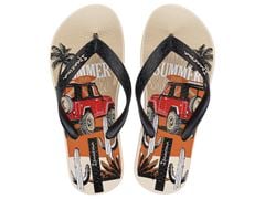 Chinelo Ipanema Temas Infantil 25479 Bege / Preto / Laranja