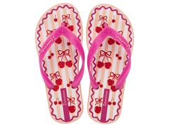 Chinelo Ipanema Fantasia Infantil 27012 Bege / Rosa / Vermelho