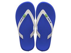 Chinelo Rider R1 Brasil Dedo Infantil 12735 Azul / Branco