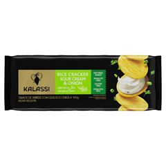 Biscoito de Arroz Kalassi com Queijo e Cebola 100g