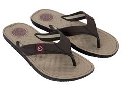 Chinelo Cartago Arizona Dedo Adulto 12212 Bege / Marrom / Bordo