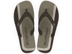 Chinelo Cartago Atlanta Dedo Infantil 11841 Bege / Marrom / Bege