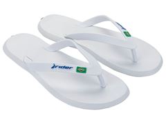 Chinelo Rider R1 Brasil Dedo Ad 12621 
Branco / Branco / Azul