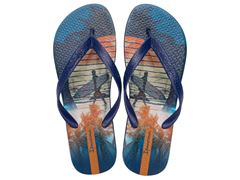 Chinelo Ipanema Classica Urbana Masculino 25373 Azul / Laranja