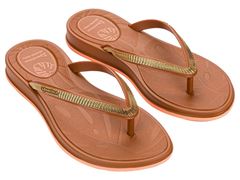 Chinelo Ipanema Shine 27570 Marrom / Rosa