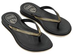 Chinelo Ipanema Shine 27570 Preto / Bege