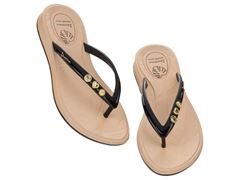 Chinelo Ipanema Shine Pin 27573 Bege / Preto