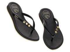 Chinelo Ipanema Shine Pin 27573 Preto / MAnteiga