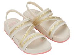 Sandalia Ipanema Shine Infantil 27576 Off White / Rosa
