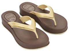 Chinelo Ipanema Shine Up 27578 Marrom / Manteiga