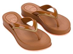 Chinelo Ipanema Shine Up 27578 Marrom Pecan / Marrom