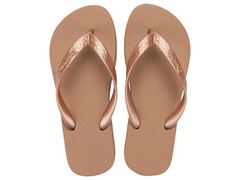 Chinelo Ipanema Classica Feminino 06466 Marrom / Rosa Metalizado