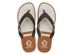 Chinelo Cartago Lugano Dedo Ad 12777 Marrom / Marrom / Bege